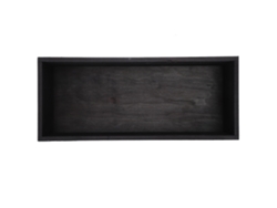 Caja Decorativa De Madera Para Baño Con Almacenamiento De Papel Higiénico - Negra