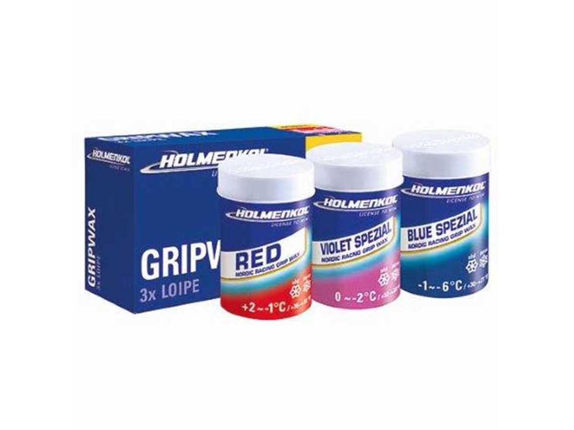 Cera HOLMENKOL Cera 3 x loipe grip 3x45 Gr Colorido