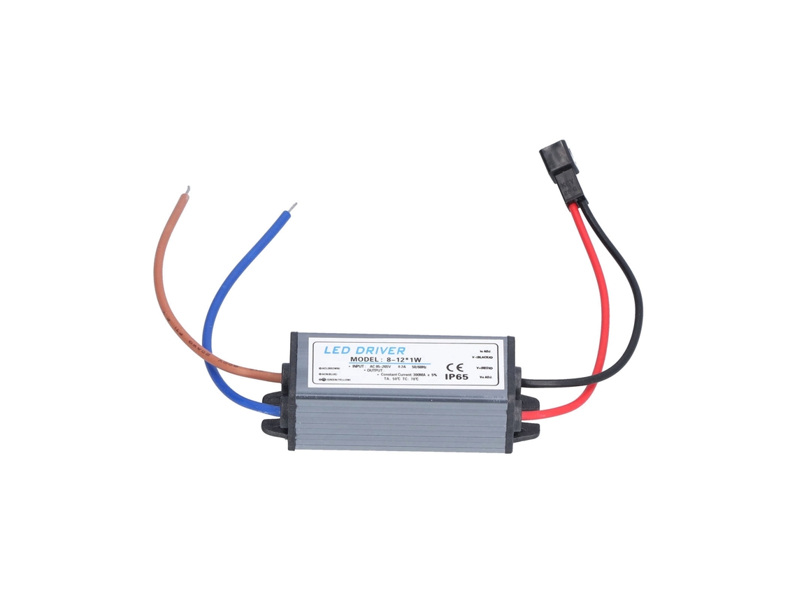 Adaptador Transformador De Fuente Alimentación Para Lámpara Led Driver 300 Ma, Seguro E Impermeable