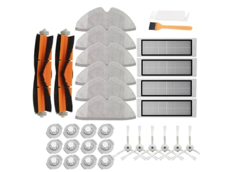 Para Xiaomi Roborock Robot S50 S5 repuestos de aspiradora Kits de fregona paños de fregado húmedo filtro Cepillo Lateral rollo cepillo tanque de ag...