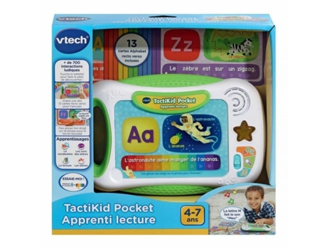 Tablet Interactiva Infantil VTECH Tactikid Pocket Apprenti Lecture (FR)