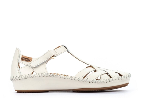 Sandalias de Mujer PIKOLINOS Vallarta Taglia Uk Piel Beige (41)