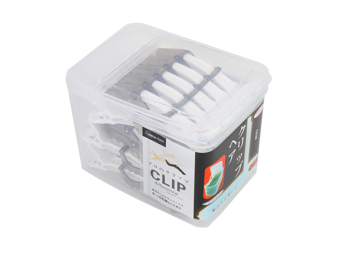 Set De Pinzas De Crocodilo Para Seccionar Cabello En Peluquería Y Salones De Belleza (negro)