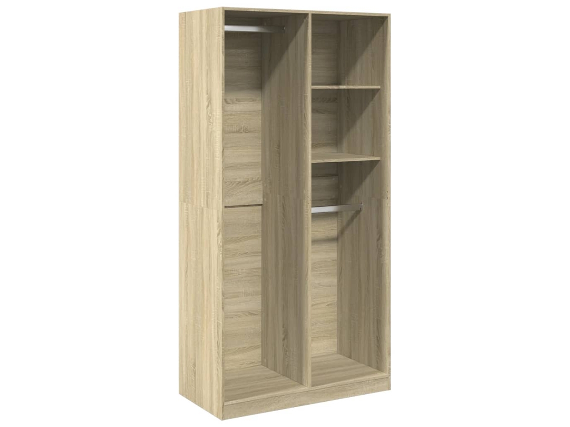 Armario 100x50x200 cm Contrachapado de Roble Sonoma MAISON EXCLUSIVE