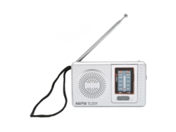 Radio Portátil De Bolsillo Am/fm Con Diseño Sencillo, Funciona Con Pilas Aa, Ideal Para Padres Y Abuelos.