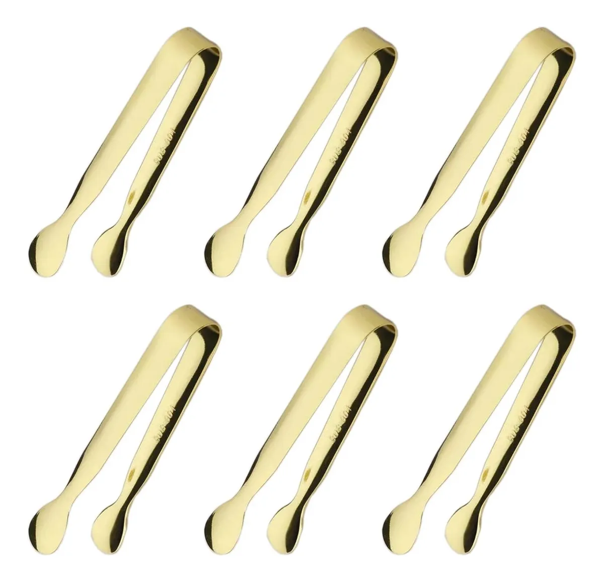 Pinzas para hielo, pinzas de cocina pequeñas de acero inoxidablevayotoy