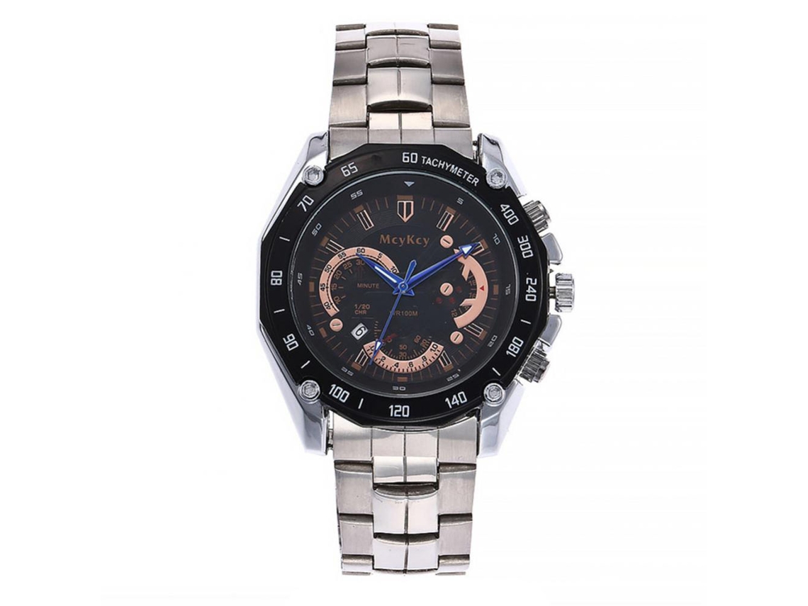 Relógio De Pulso Unissex Com Pulseira De Silicone Para Esportes Outdoor Laranja P04-2