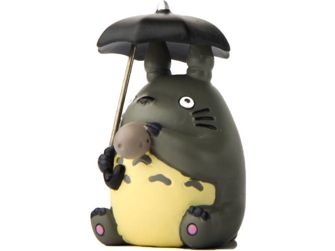 Figura EASTVAPS Miyazaki Mi Vecino Totoro con Paraguas Sentado Chinchkin