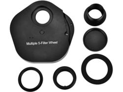 Adaptador De Rueda De Filtros Telescópicos De 5 Posiciones Para Cámaras Y Telescopios