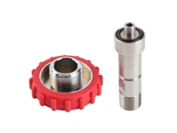 Adaptador Convertidor De Conector G5/8 A M16x1.5 Para Cilindros De Co2 De Acero Inoxidable