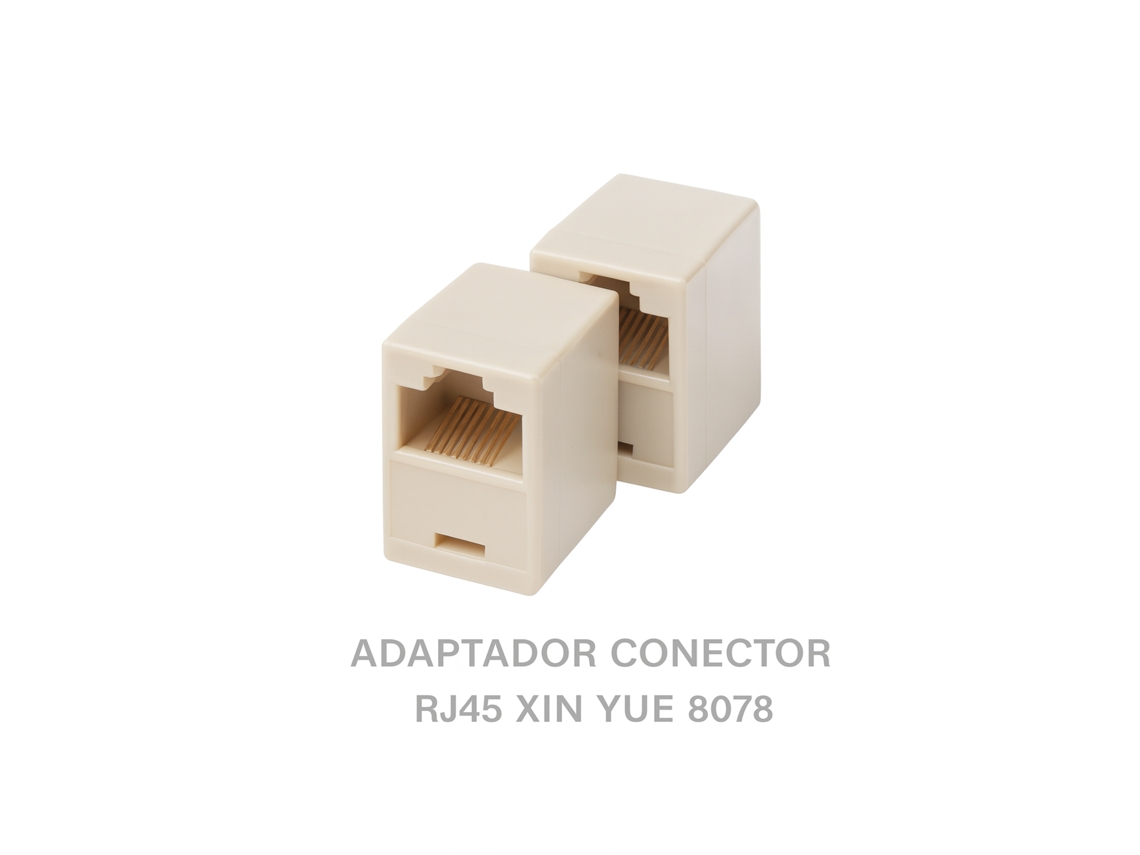 Adaptador de conector RJ45 Xin Yue 8078 Blanco