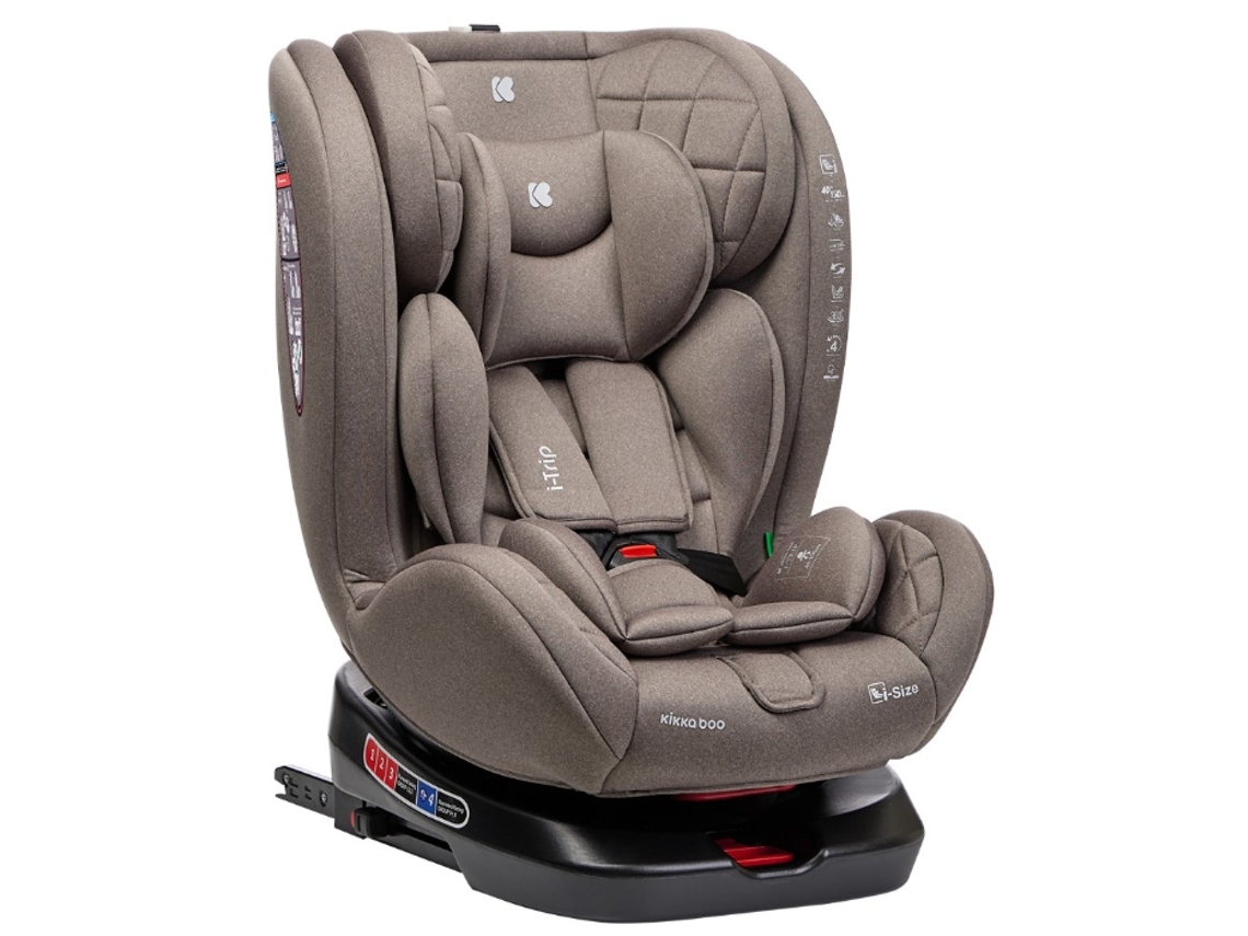 Silla de coche KIKKABOO 40-150 cm i-Trip i-SIZE Beige