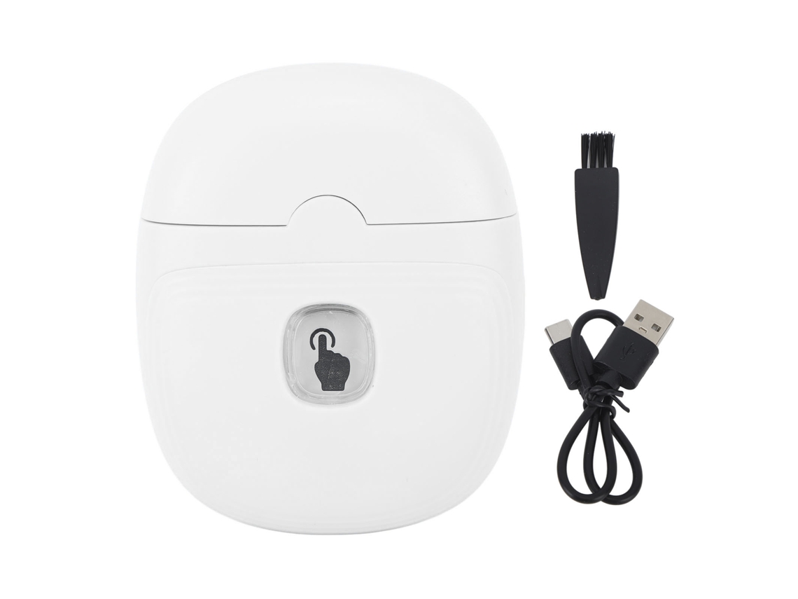 Cortauñas Eléctrico Automático Con 2 Velocidades, Luz Led, Recargable Por Usb, Para Bebés Y Adultos - Blanco