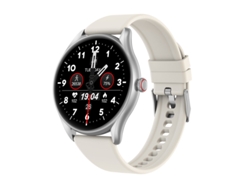 Reloj inteligente MDUG (plateado) con llamadas Bluetooth, pagos sin conexión y monitorización de frecuencia cardíaca