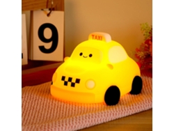 Luz nocturna para coche para niños, lámpara LED regulable de 3 niveles con tacto suave, luz nocturna recargable Ikikso (amarilla)