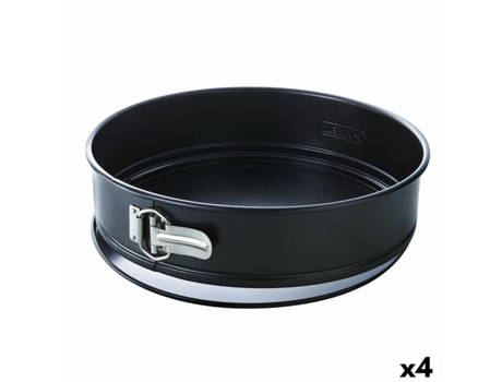 Molde Desmontable Pyrex Magic Redondo Negro 23 cm 4 Unidades