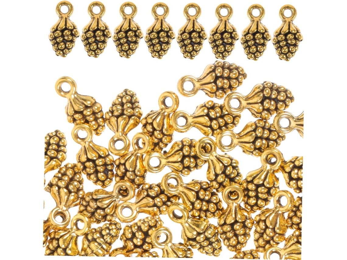 400 Piezas De Colgantes Con Forma De Piña Antigua Para La Fabricación De Joyas.