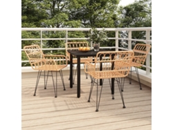 Conjunto 5 Piezas Jantar P/ Jardim Vime Pe Dkd Home Decor