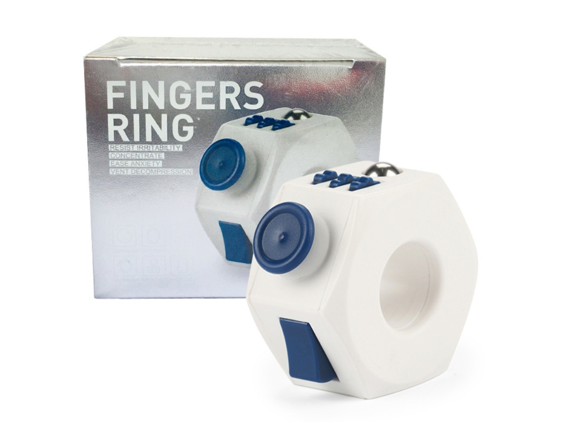 Bjww-ring Juguete sensorial creativo antiestrés para niños y adultos Alivio de la ansiedad