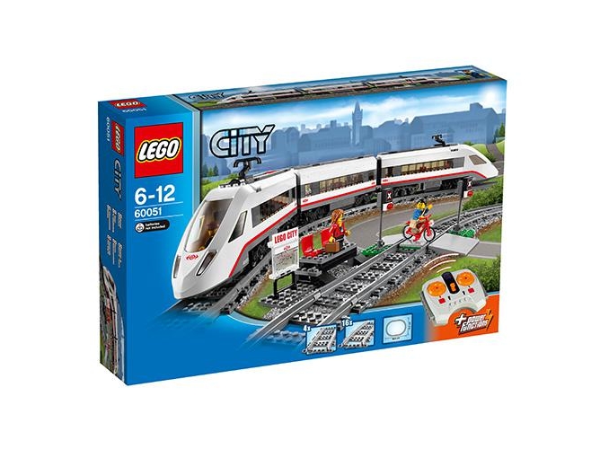 LEGO City: Tren de pasajeros de alta velocidad - 60051 (Edad Mínima: 6 - 610 Piezas)