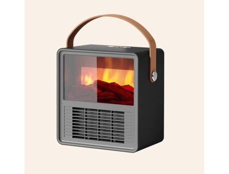 Calefactor Portátil con Ventilador Eléctrico Negro TRUMSEN-AG