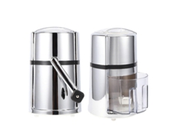 Trituradora de hielo manual portátil Rosewell de 1,1 l, máquina para raspar hielo con manivela, herramienta de cocina