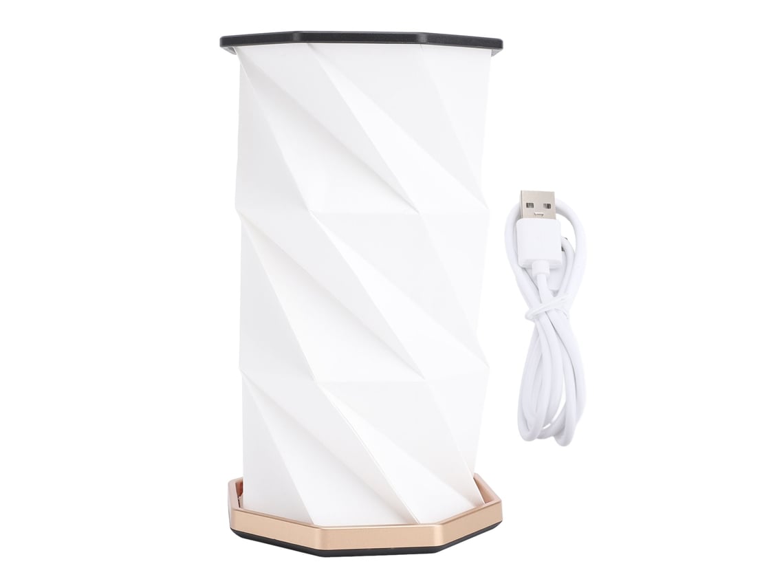 2026-lámpara De Mesa De Noche Ajustable Por Toque Batería Operada Rotatoria Plegable Linterna De Papel Para Hogar Negro