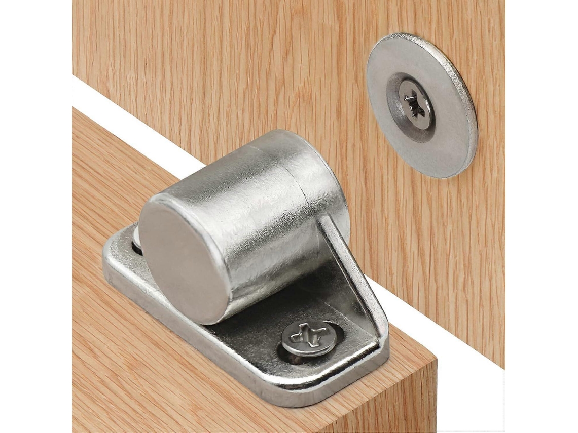 Packs De 4 Imanes Magnéticos Para Puertas Resistentes Anti-corrosión Con Diseño Elegante Y Fuerza Magnética Potente Plata