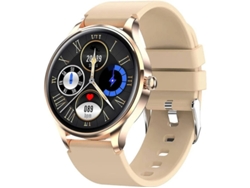 Pulsera inteligente Yizhood de 1,1 pulgadas, resistente al agua IP68, reloj deportivo inteligente con monitor de actividad física (dorado)