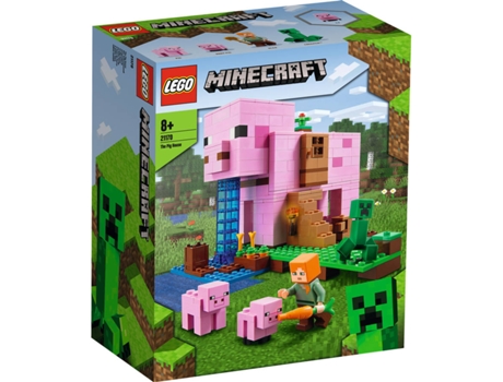 LEGO Minecraft: La Casa del Cerdo (Edad Mínima: ‍8 - 490 Piezas)