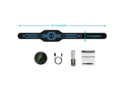 (1 Pieza) Cinturón Moldeador De Músculos Abdominales Recargable Por Usb
