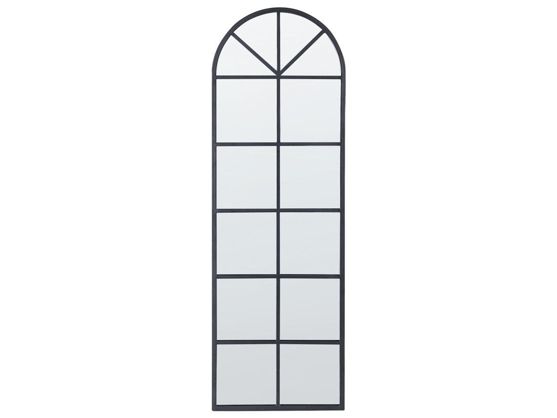 Espejo BELIANI Brouage de Hierro Negro 40x3x120