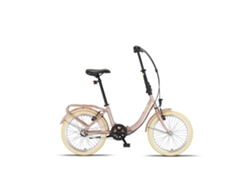 Bicicleta Plegable PACTO NINE rosa - 3 marchas Shimano Nexus - frenos de llanta