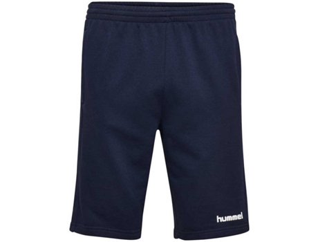 Pantalones para Hombre HUMMEL Go Cotton Azul para Fútbol (M)