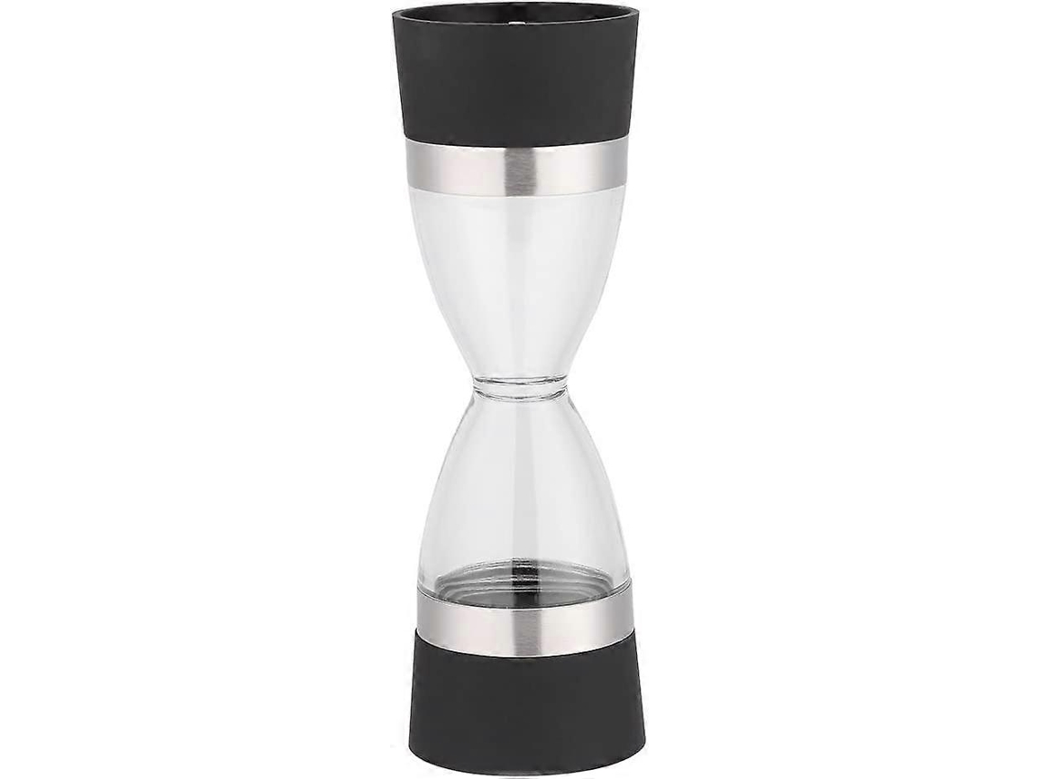 Molinillo manual de sal y pimienta 2 en 1 con cuerpo transparente para cocina