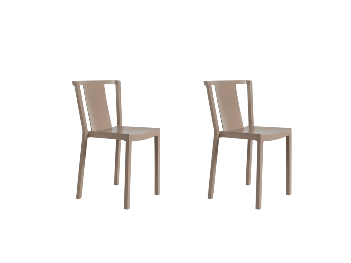 RESOL NEUTRA Set 2 Silla Interior Exterior Chocolate