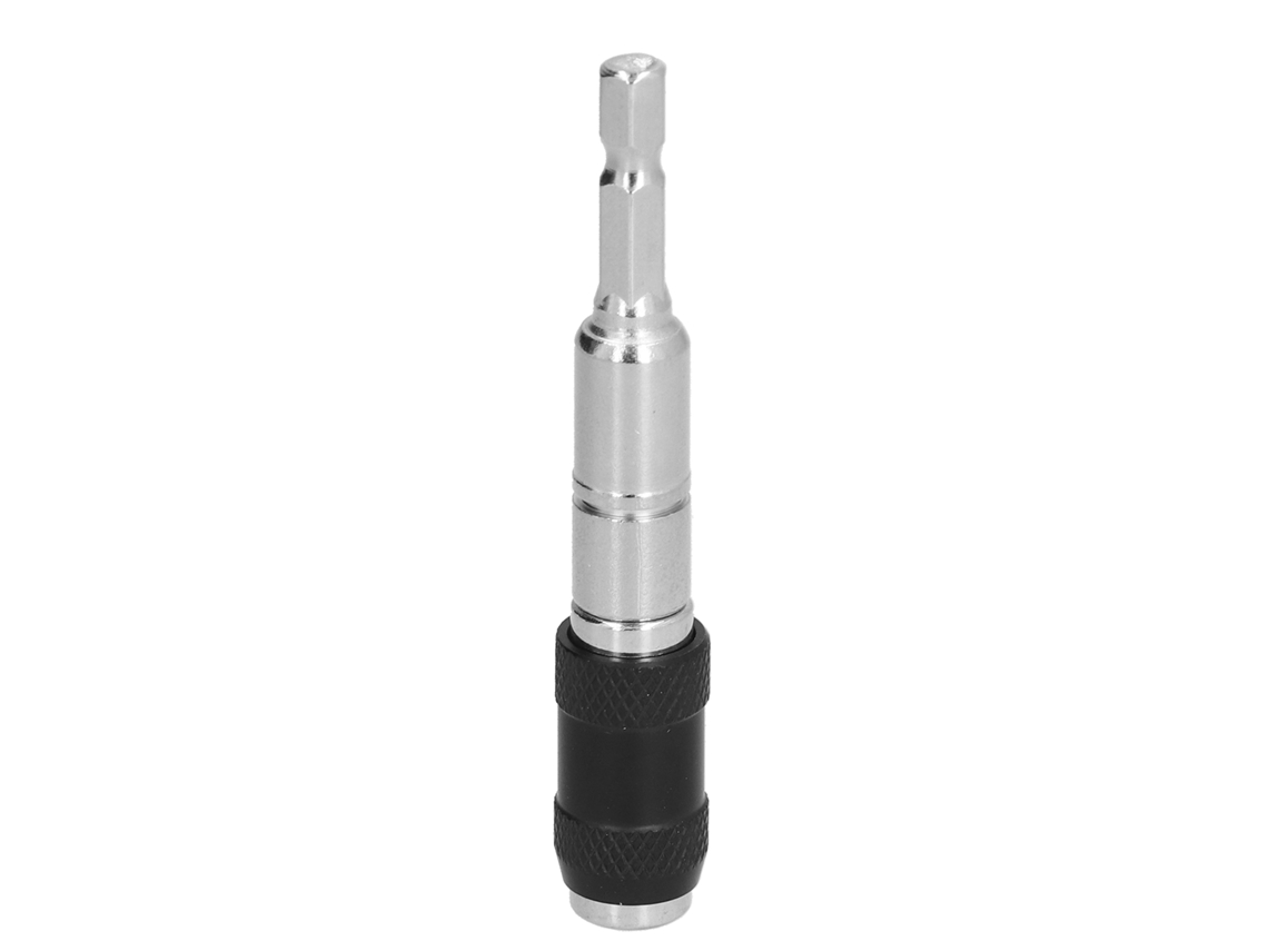 Polia de extensão magnética para furadeira com haste hexagonal giratória flexível e autotravante de 1/4 pol.