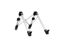 Soporte portátil de aluminio para portátil, ajustable, plegable, dorado claro (negro y plateado)
