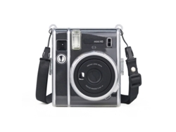 Estuche protector de cristal con correa para Fujifilm Instax Mini 40 transparente Zruxe