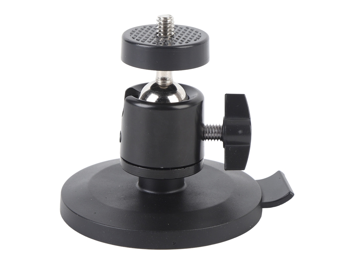 Soporte Magnético Para Cámara Con Revestimiento De Goma, Base De Montaje De 1/4 De Pulgada Para Cámaras Móviles Y De Seguridad.