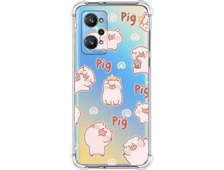 Carcasa Realme GT NEO 2 5G TUMUNDOSMARTPHONE Cerdos Multicolor