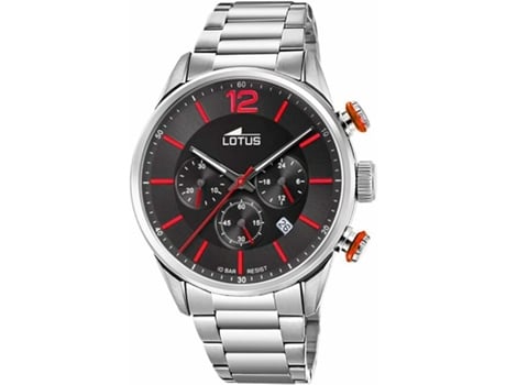 Reloj Hombre LOTUS 18688/6 Negro Plateado