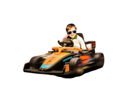 Coche eléctrico infantil, 12 V, cuatro ruedas, mando a distancia 2.4G, compatible con MP3, edad recomendada: 14+