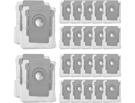 24 piezas de bolsas de vacío son adecuadas para Roomba i7 i7+ j7 j7+/Plus (7550) i3+ (3550) i4+ (4552) i6+ (6550) i8+ (8550) s9+ (9550) Serie I & S...
