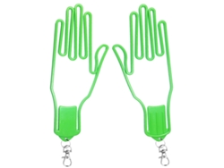 Tendedero para guantes de golf, fabricado en ABS para evitar que se deformen. Verde. Digitallab.