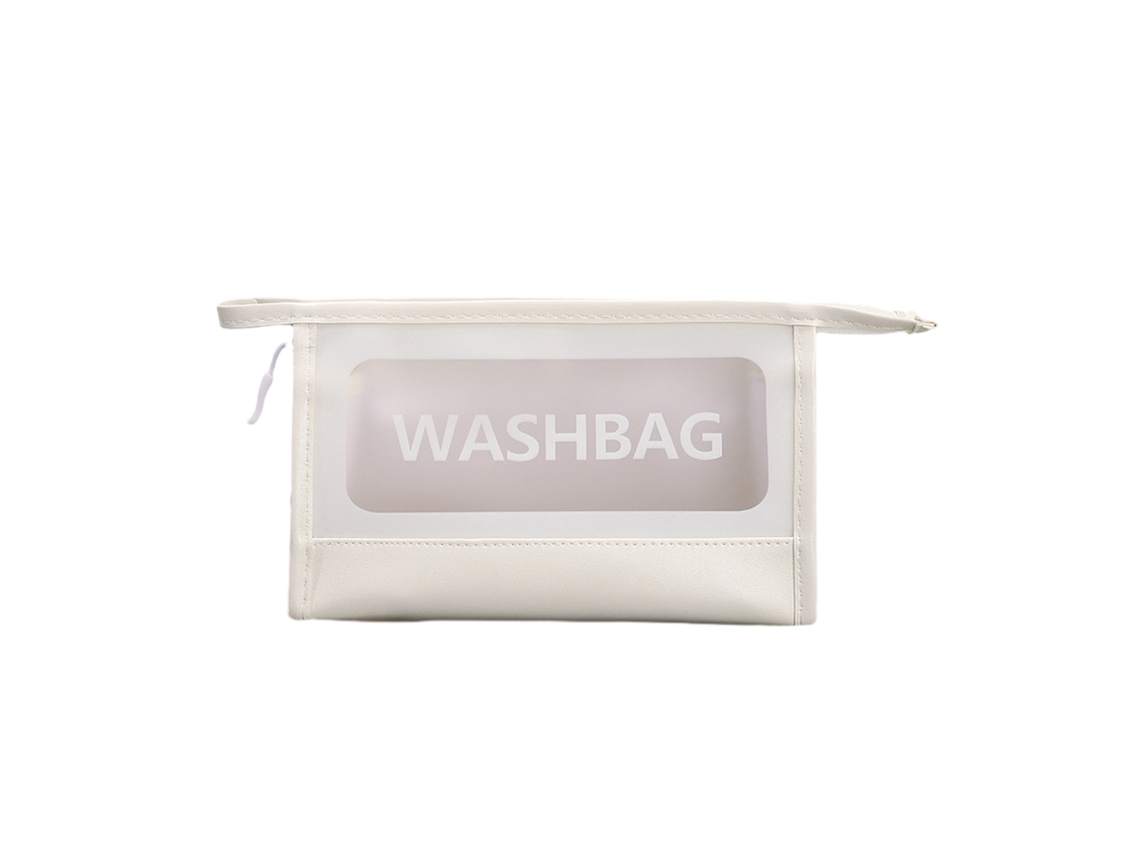 Estuche de maquillaje transparente, multiusos y portátil con organizador KOFIHETY