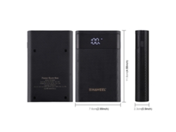 Caixa De Power Bank Diy Com Bateria De Lítio, Saída Usb E Indicador Para Celulares Portátil