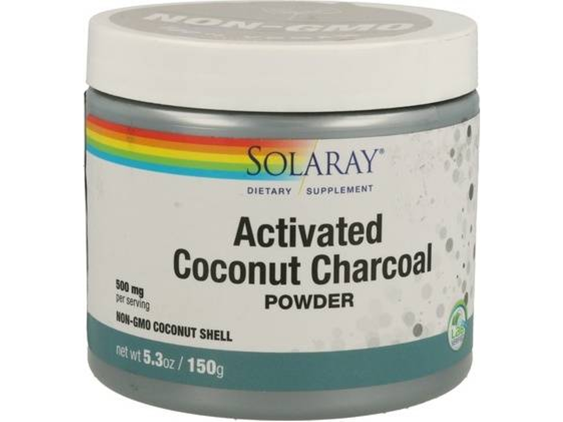 Té SOLARAY Carvão De Coco Ativado (150 g)