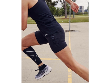 Pantalones Cortos de Mujer para Cicling 2XU Culotte Form Stash Hi Negro (M)