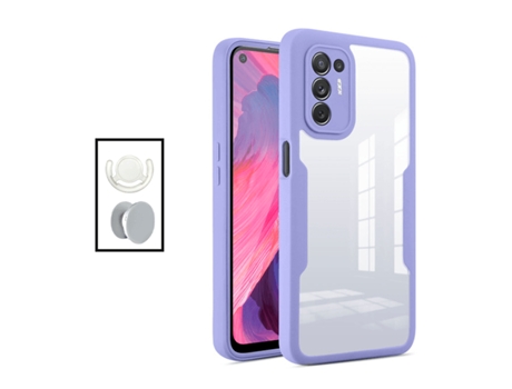 Funda Proteção Frente Verso para Oppo Oppo F19 Pro 5G GIFT4ME Blanco